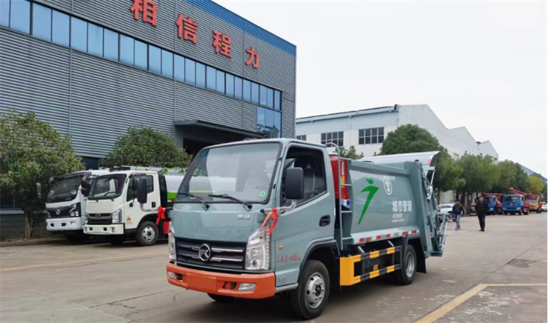 國(guó)六4立方 藍(lán)牌凱馬 壓縮垃圾車