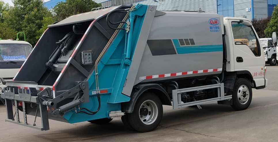 國六 藍牌 江淮5.8方藍牌壓縮垃圾車